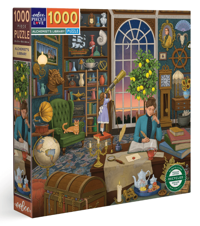 Az Alkimista Könyvtára Eeboo 1000 darabos kirakó puzzle (EB - PZTAHL) - puzzlegarden