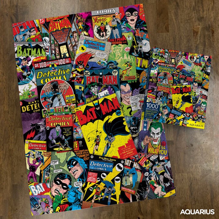 DC Comics - Batman Kollázs Aquarius 1000 darabos kirakó puzzle (AQ - 65214) - puzzlegarden