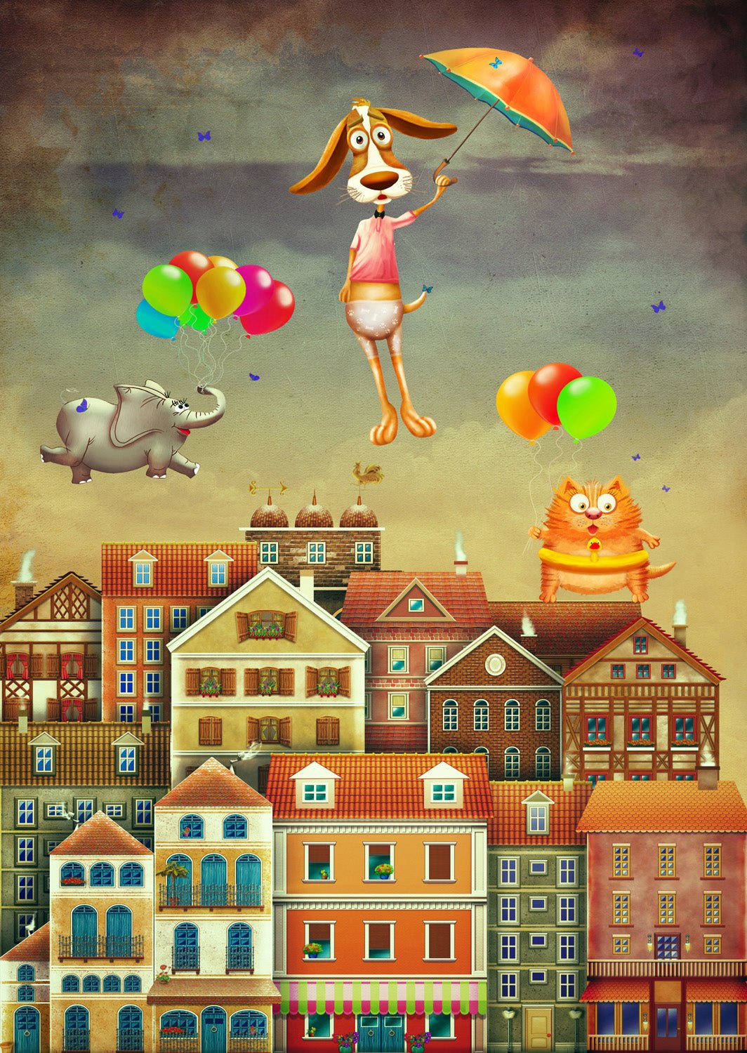 A Város Felett Enjoy 1000 darabos kirakó puzzle (EN - 1943) - puzzlegarden