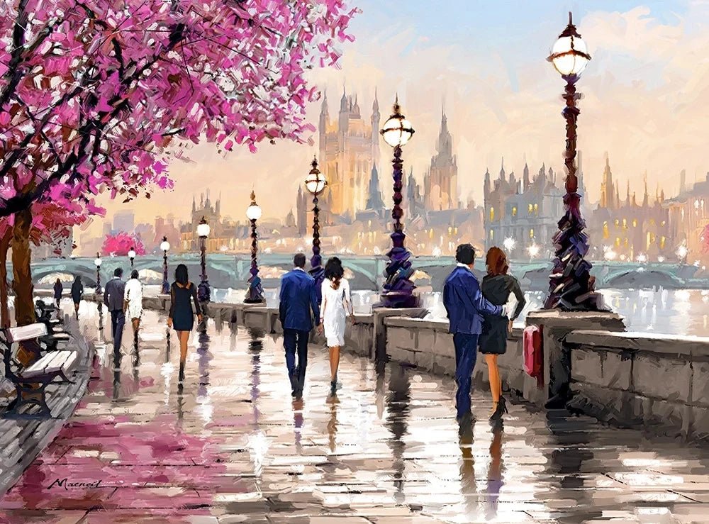 A folyó mentén Castorland 2000 darabos kirakó puzzle (C - 200566) - puzzlegarden