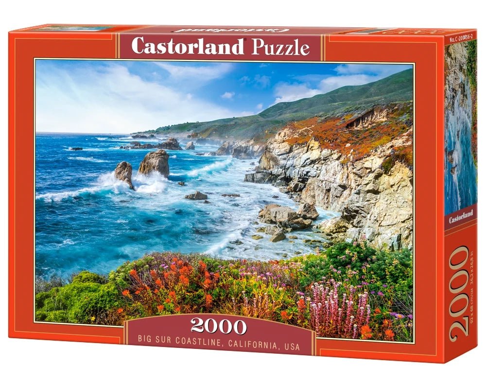 Big Sur Tengerpart, Kalifornia, USA Castorland 2000 darabos kirakó puzzle (C - 200856) - puzzlegarden