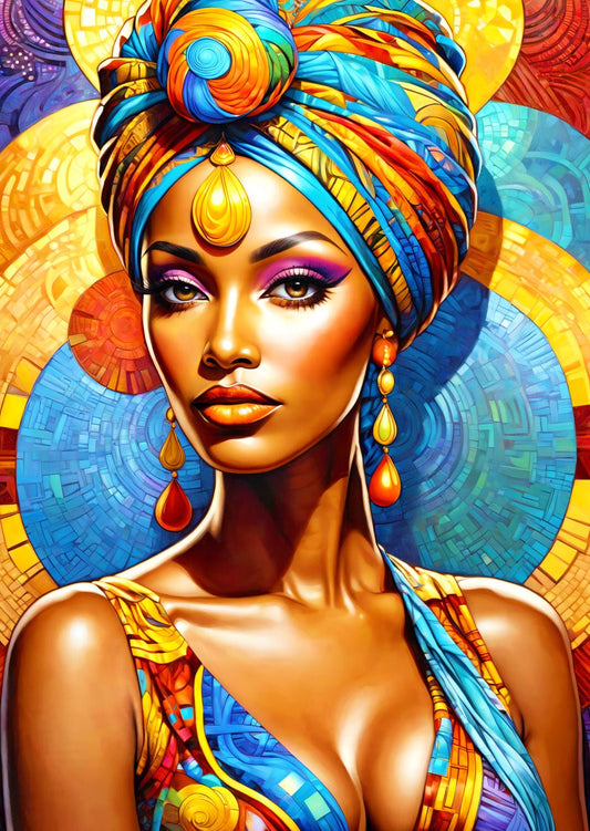 Afrikai Szépség Enjoy 1000 darabos kirakó puzzle (EN - 2139) - puzzlegarden
