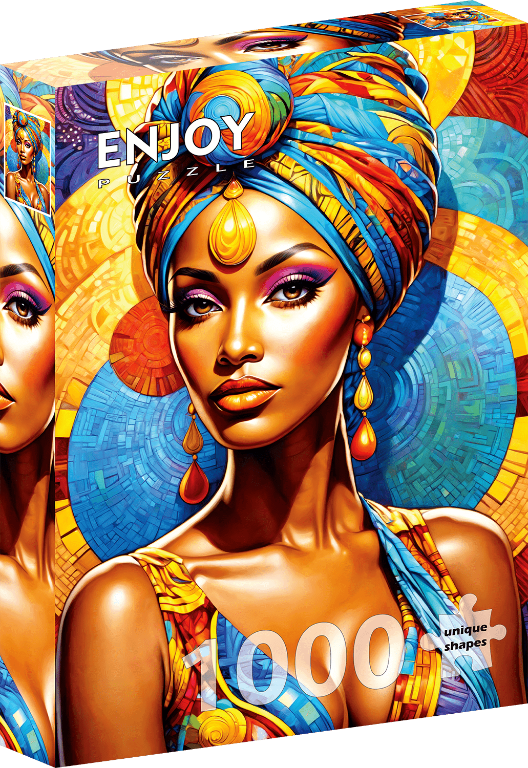 Afrikai Szépség Enjoy 1000 darabos kirakó puzzle (EN - 2139) - puzzlegarden
