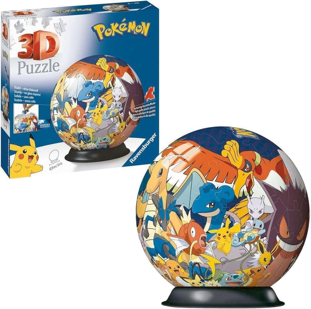 3D Puzzle - Ball - Pokémon Ravensburger 73 darabos kirakó puzzle (RA - 11785 4005556117857) - puzzlegarden