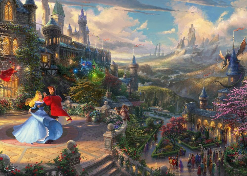 Csipkerózsika - Tánc a Fényben Schmidt Spiele 1000 darabos kirakó puzzle (SCH - 57369) - puzzlegarden