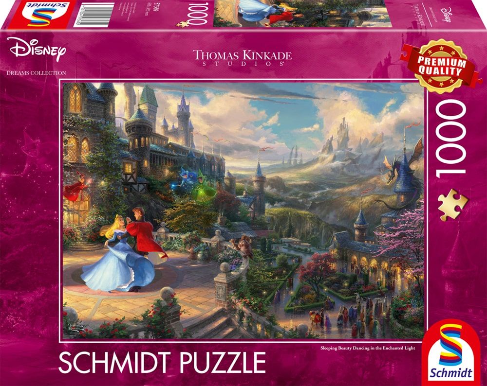 Csipkerózsika - Tánc a Fényben Schmidt Spiele 1000 darabos kirakó puzzle (SCH - 57369) - puzzlegarden