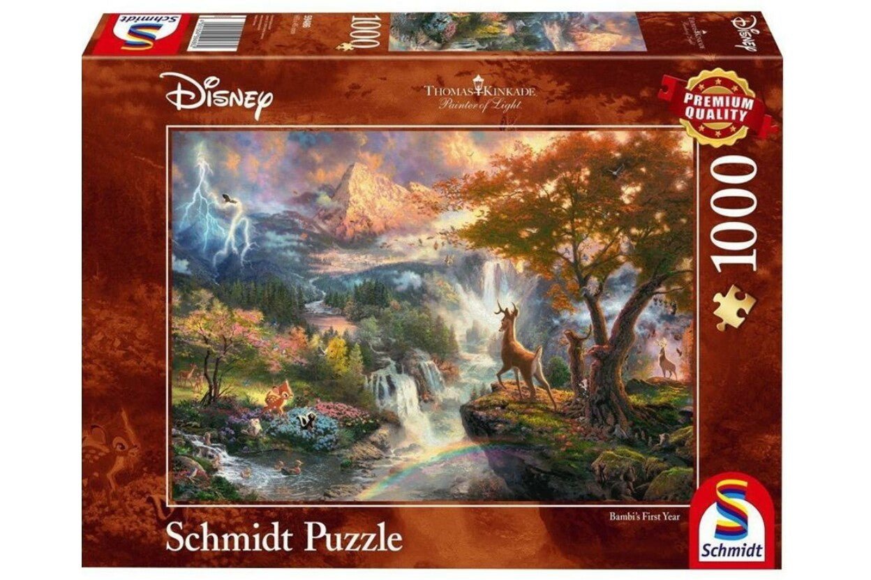 Bambi Schmidt Spiele 1000 darabos kirakó puzzle (SCH - 59486) - puzzlegarden