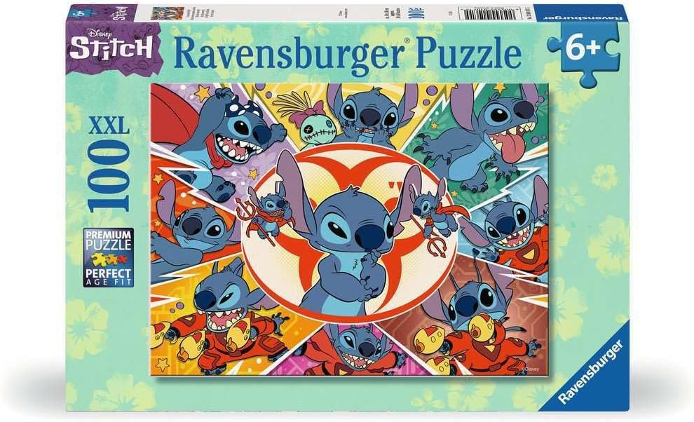 Rosszcsont Stitch Ravensburger 100 darabos kirakó puzzle (RA - 12001071) - puzzlegarden