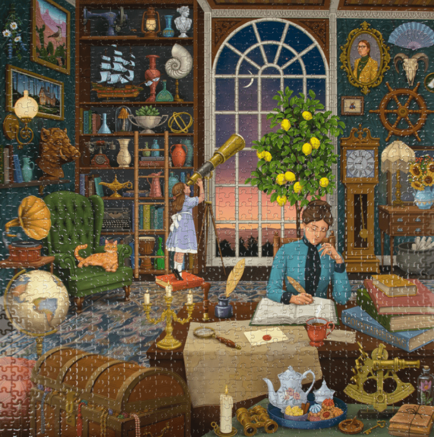 Az Alkimista Könyvtára Eeboo 1000 darabos kirakó puzzle (EB - PZTAHL) - puzzlegarden
