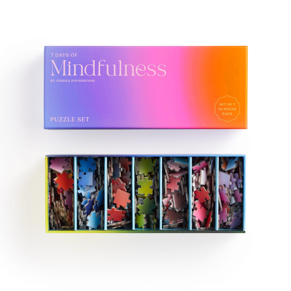 7 Days of Mindfulness Set - 7x70 Galison 70 darabos kirakó puzzle (GA - 9780735377943) - puzzlegarden
