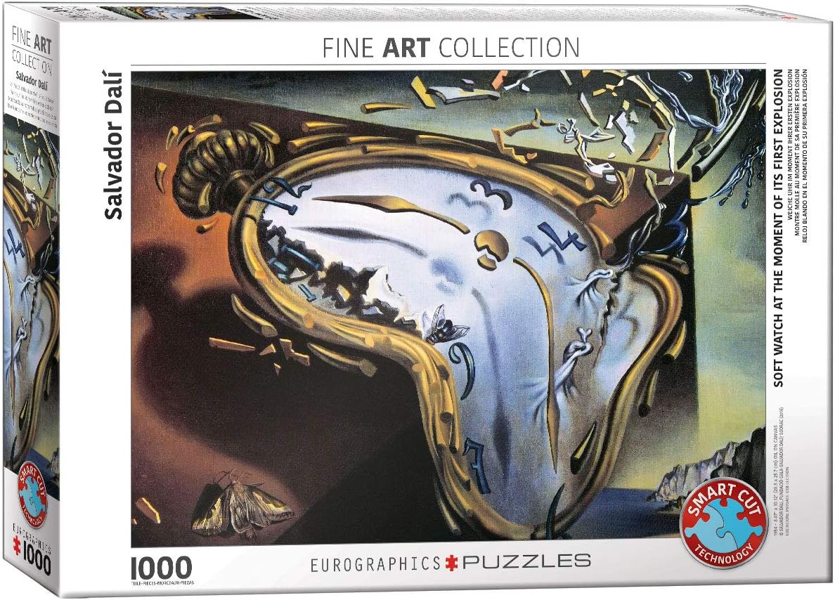 Salvador Dalí - Elfolyó idő EuroGraphics 1000 darabos kirakó puzzle (EUR - 6000 - 0842) - puzzlegarden