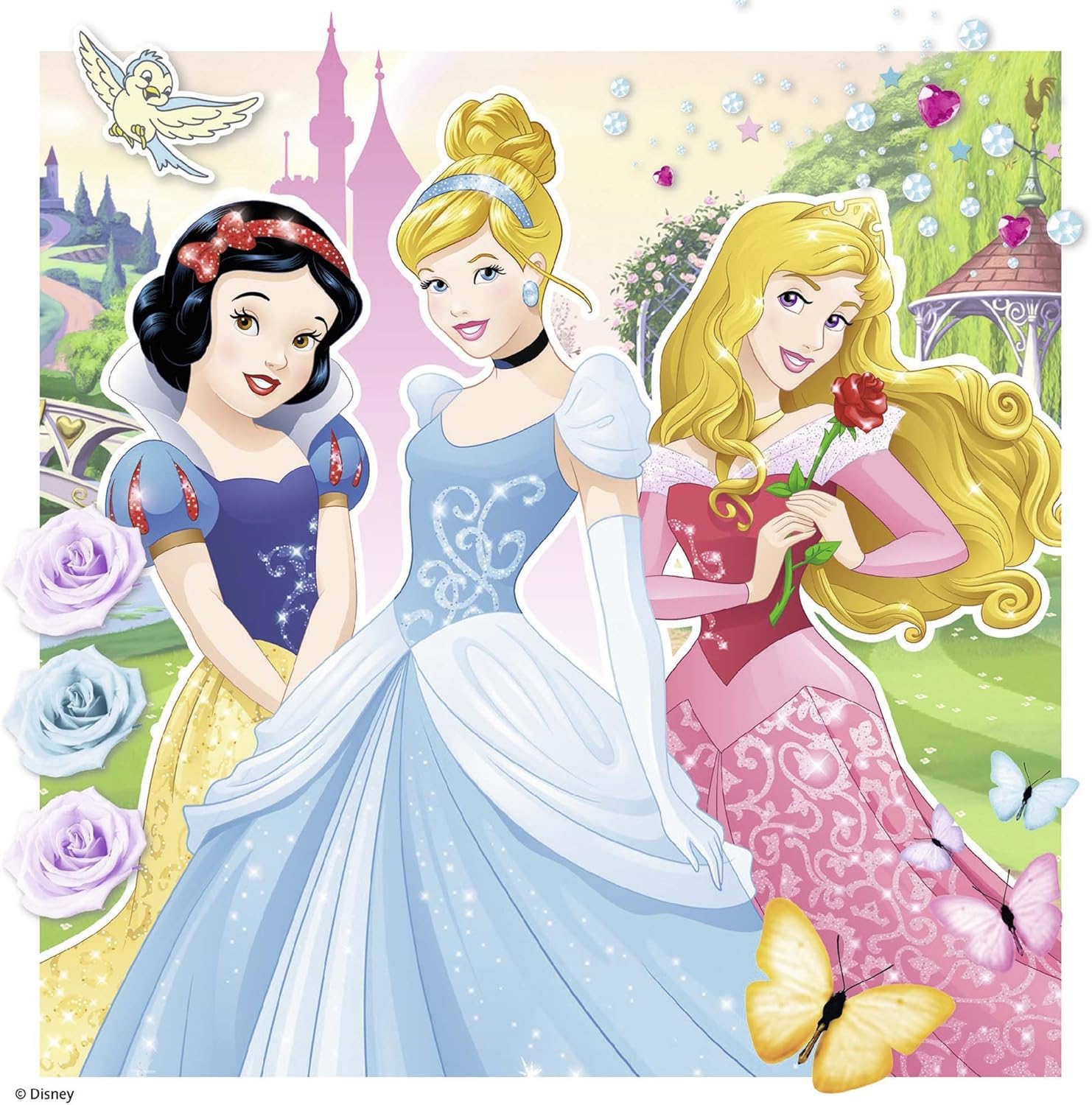 3 in 1 - Disney Hercegnők Ravensburger 49 darabos kirakó puzzle (RA - 07008) - puzzlegarden