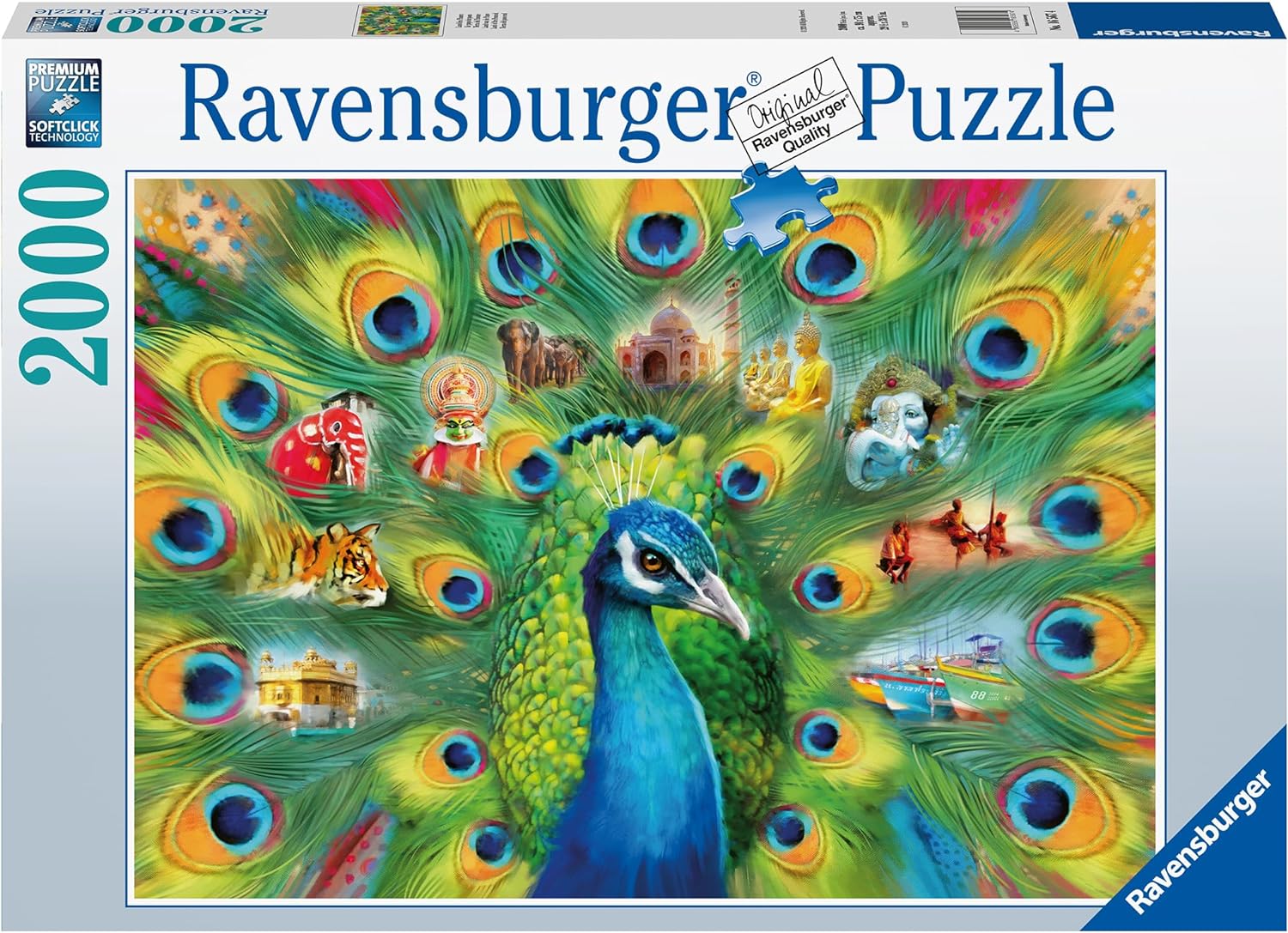 A Páva Világa Ravensburger 2000 darabos kirakó puzzle (RA - 16567) - puzzlegarden