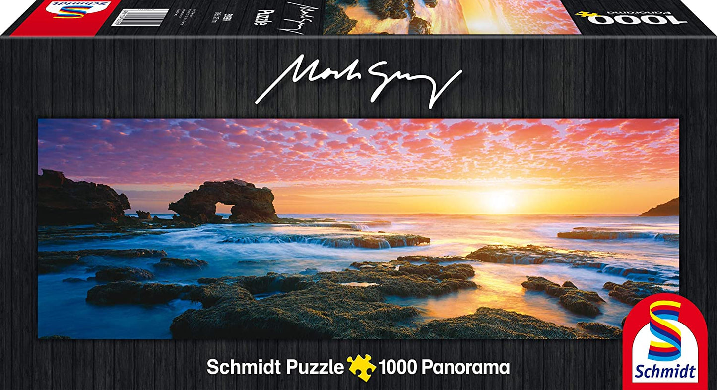 Bridgewater - öböl naplementében - Victoria, Ausztrália - Panoráma Schmidt Spiele 1000 darabos kirakó puzzle (SCH - 59289) - puzzlegarden