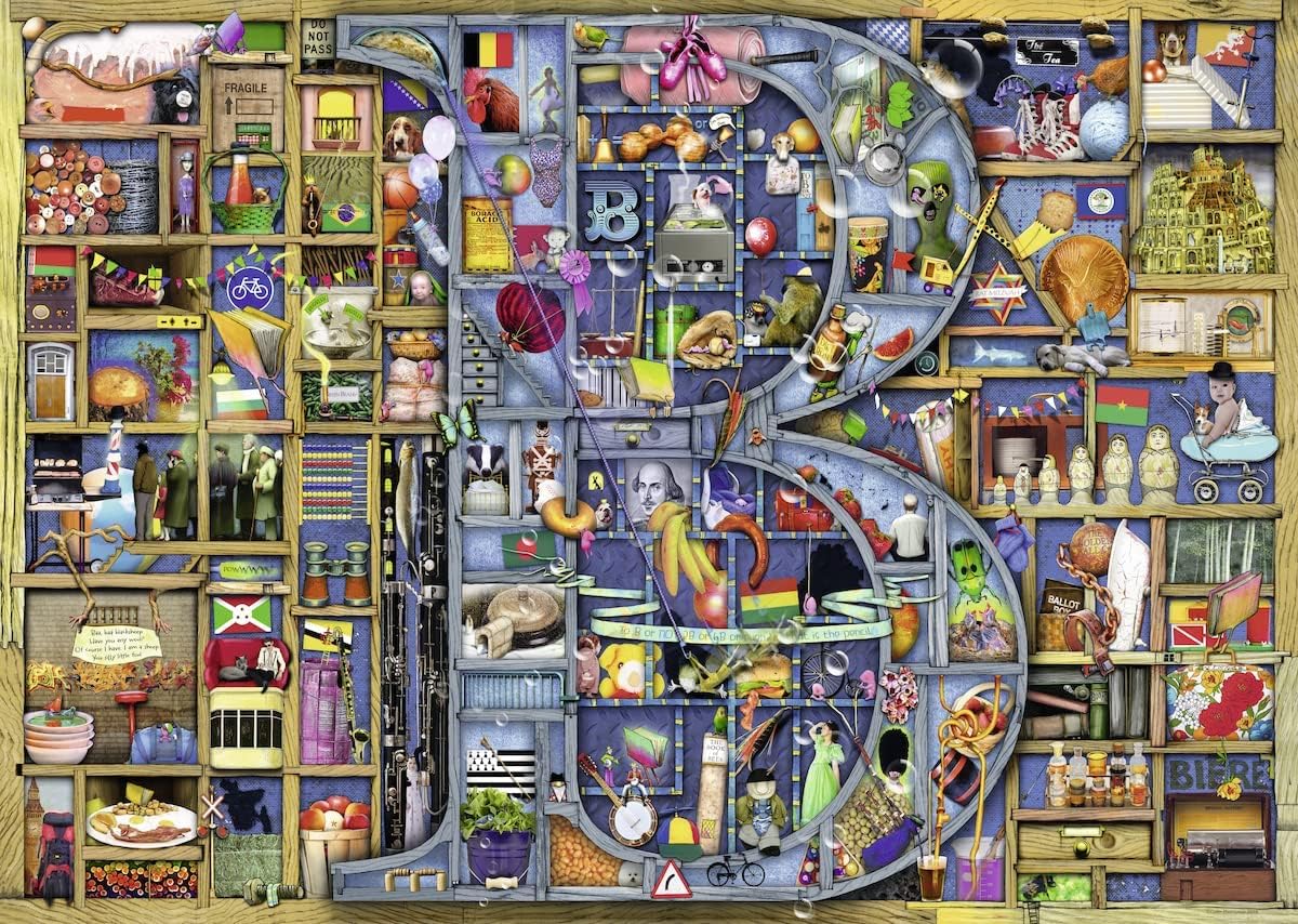 Awesome Alphabet B Ravensburger 1000 darabos kirakó puzzle (RA - 19828) - puzzlegarden