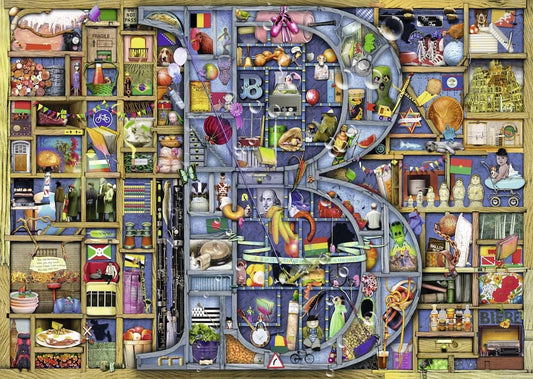 Awesome Alphabet B Ravensburger 1000 darabos kirakó puzzle (RA - 19828) - puzzlegarden
