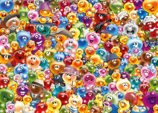 Challenge - Gelini - Zselémanók Ravensburger 1000 darabos kirakó puzzle (RA - 16469) - puzzlegarden