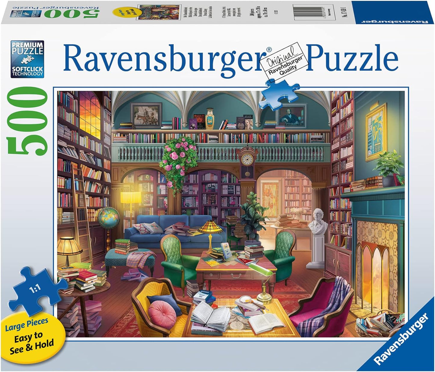 Álomkönyvtár - XXL Ravensburger 500 darabos kirakó puzzle (RA - 17459) - puzzlegarden