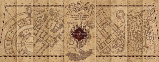 A Tekergők Térképe Noble Collection 1000 darabos kirakó puzzle (NN - 9457) - puzzlegarden