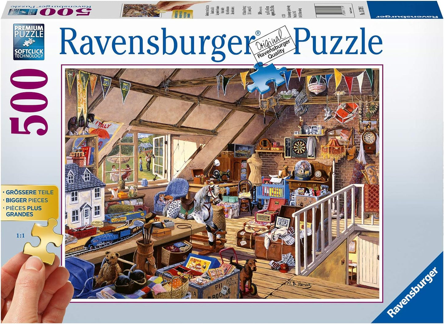 A Nagyi Padlása - XL Ravensburger 500 darabos kirakó puzzle (RA - 13709) - puzzlegarden