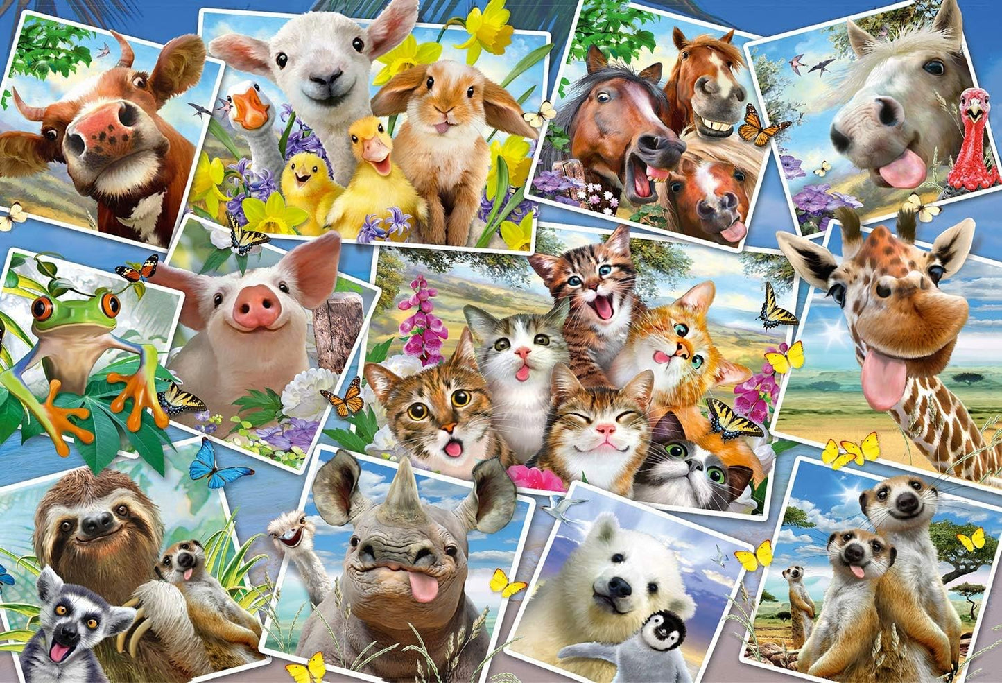 Állati Szelfik Schmidt Spiele 200 darabos kirakó puzzle (SCH - 56294) - puzzlegarden