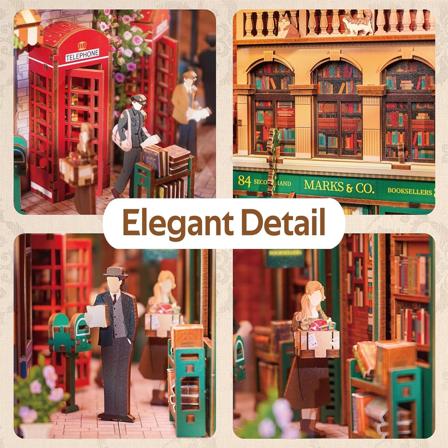 84 Charing Cross Road Könyvkuckó Tonecheer 178 darabos kirakó puzzle (TC - TQ114) - puzzlegarden