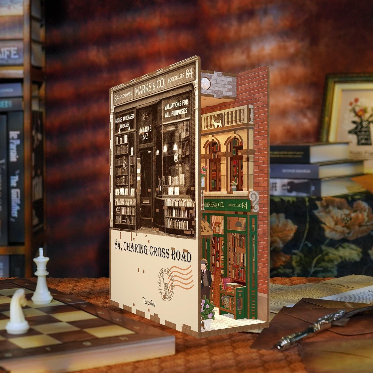 84 Charing Cross Road Könyvkuckó Tonecheer 178 darabos kirakó puzzle (TC - TQ114) - puzzlegarden