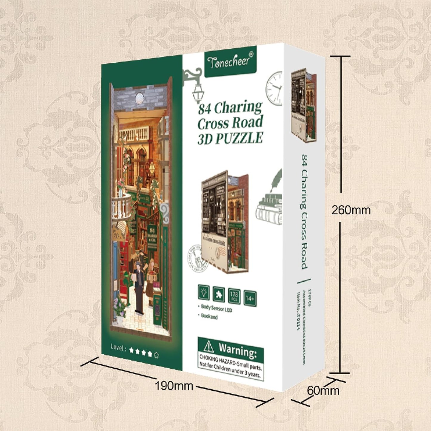 84 Charing Cross Road Könyvkuckó Tonecheer 178 darabos kirakó puzzle (TC - TQ114) - puzzlegarden