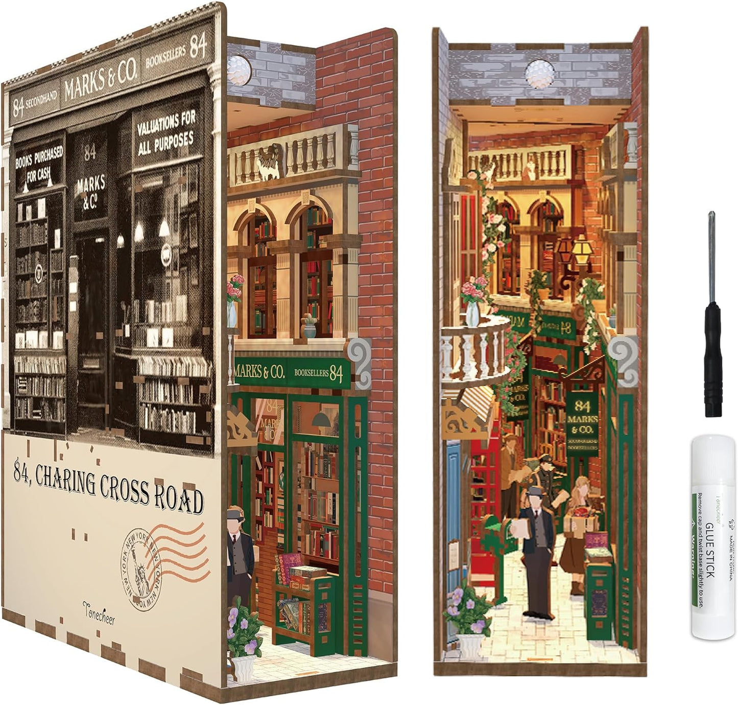 84 Charing Cross Road Könyvkuckó Tonecheer 178 darabos kirakó puzzle (TC - TQ114) - puzzlegarden