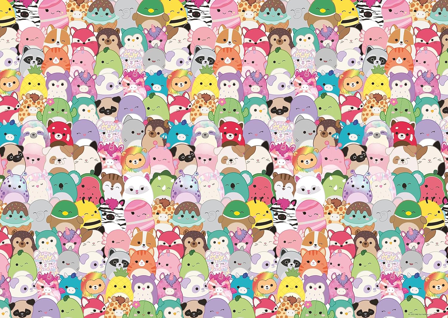 Challenge - Squishmallows Ravensburger 1000 darabos kirakó puzzle (RA - 17553) - puzzlegarden