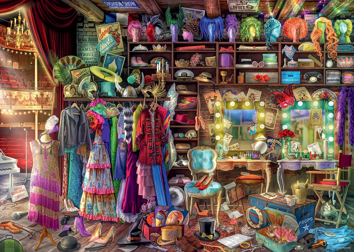 A Színfalak Mögött Ravensburger 1000 darabos kirakó puzzle (RA - 17517) - puzzlegarden