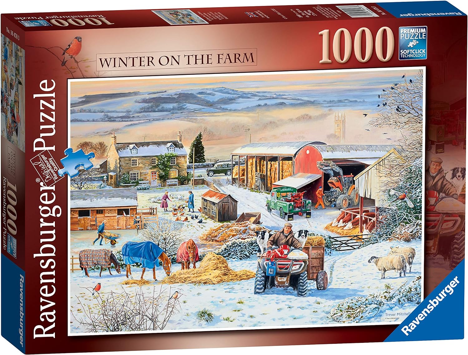 A Gazdaság Télen Ravensburger 1000 darabos kirakó puzzle (RA - 16478) - puzzlegarden