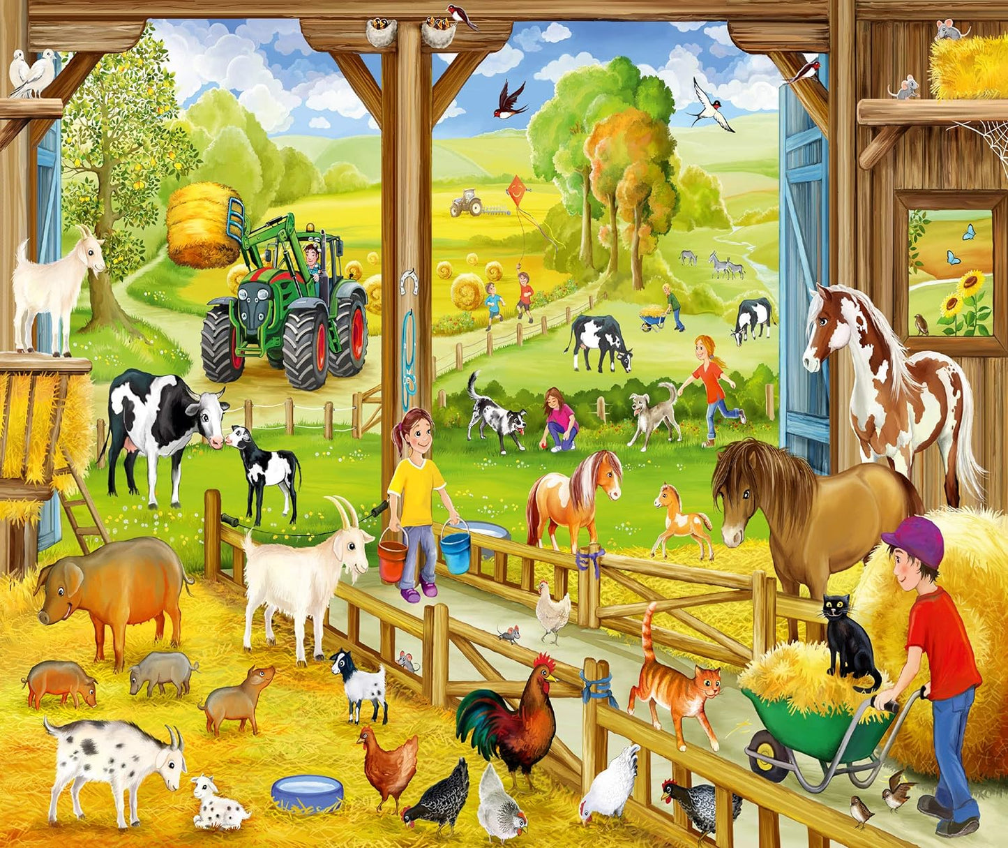 A Gazdaságban - 3x48 Schmidt Spiele 3x48 darabos kirakó puzzle (SCH - 56353) - puzzlegarden