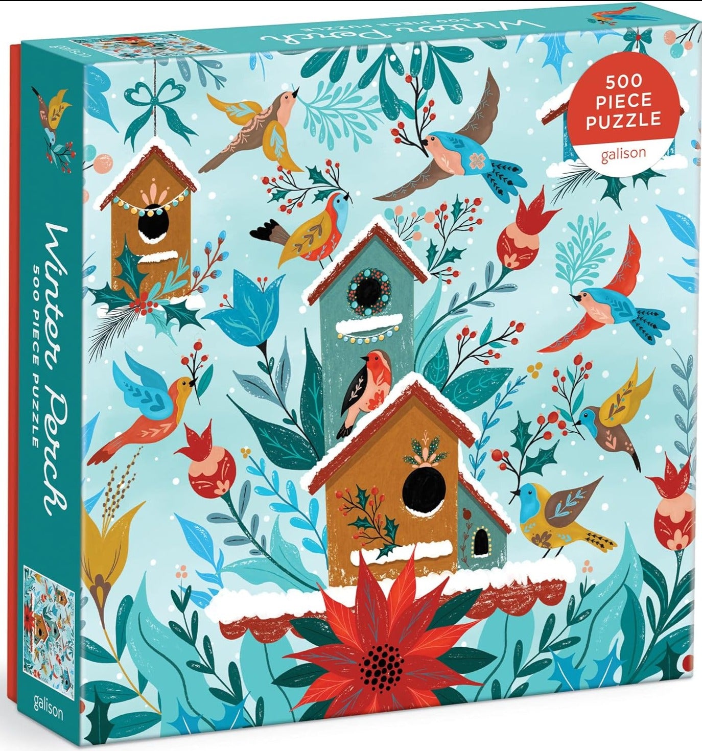 A Madáretető Galison 500 darabos kirakó puzzle (GA - M021822L) - puzzlegarden