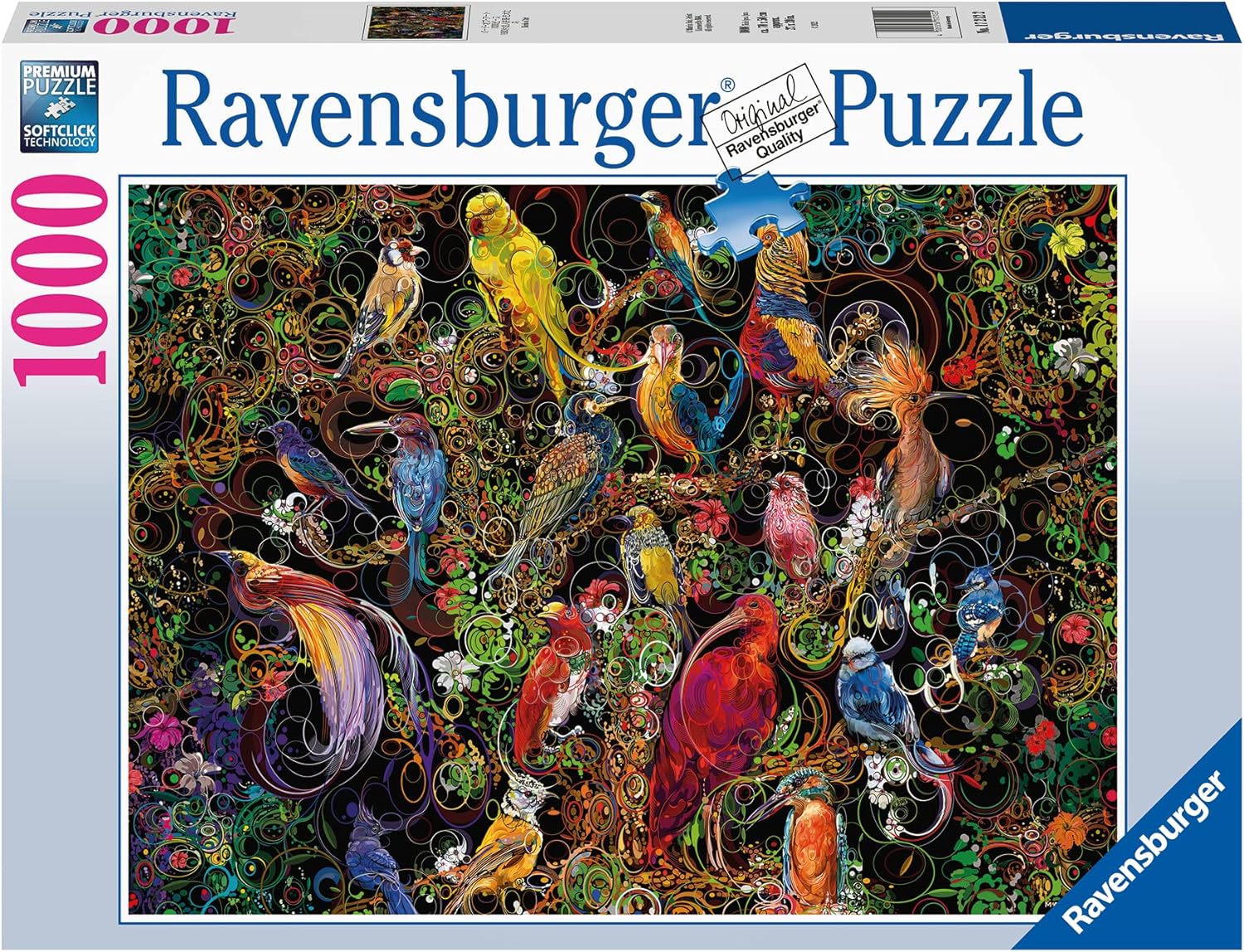 Birds of Art Ravensburger 1000 darabos kirakó puzzle (RA - 17212) - puzzlegarden