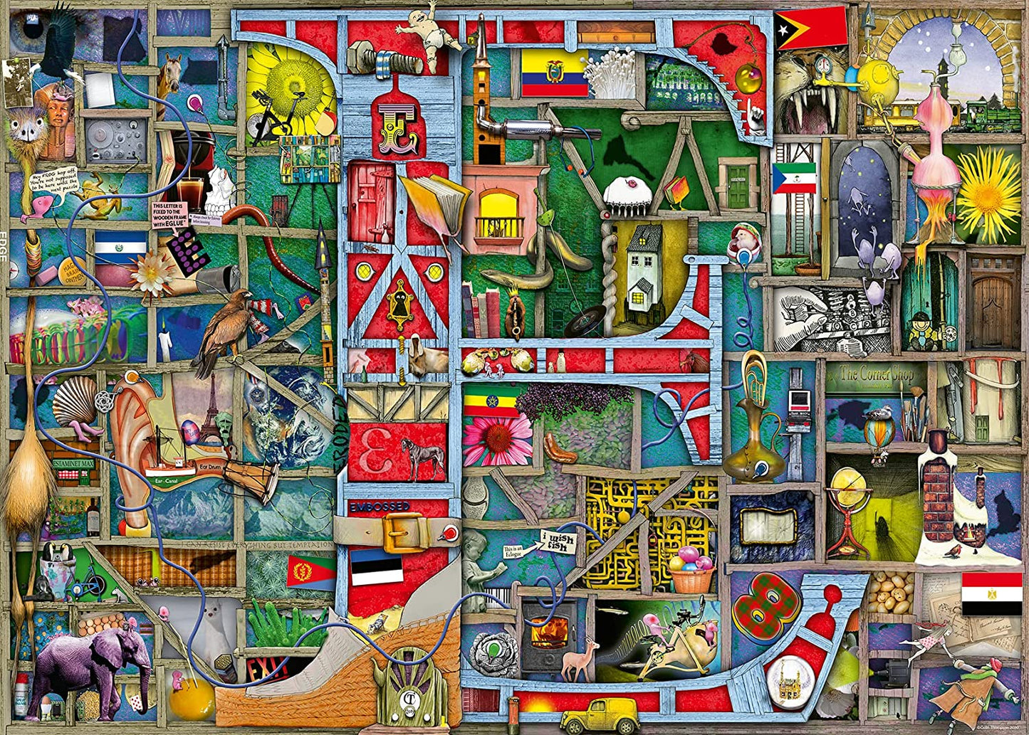 Awesome Alphabet E Ravensburger 1000 darabos kirakó puzzle (RA - 16420) - puzzlegarden