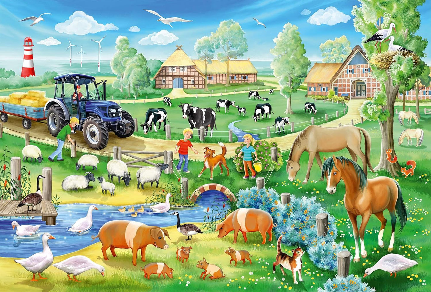 A Gazdaságban - 3x48 Schmidt Spiele 3x48 darabos kirakó puzzle (SCH - 56353) - puzzlegarden