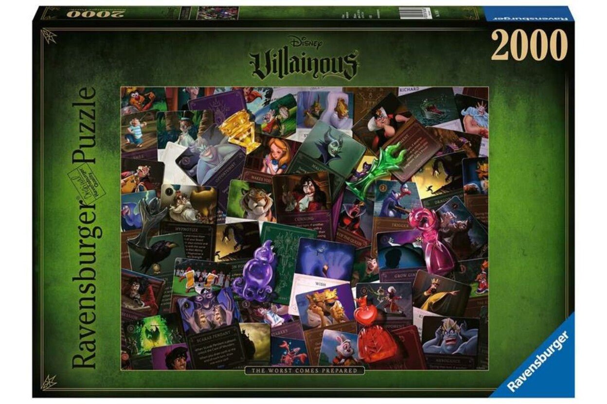 A Disney gonoszai Ravensburger 2000 darabos kirakó puzzle (RA - 16506) - puzzlegarden