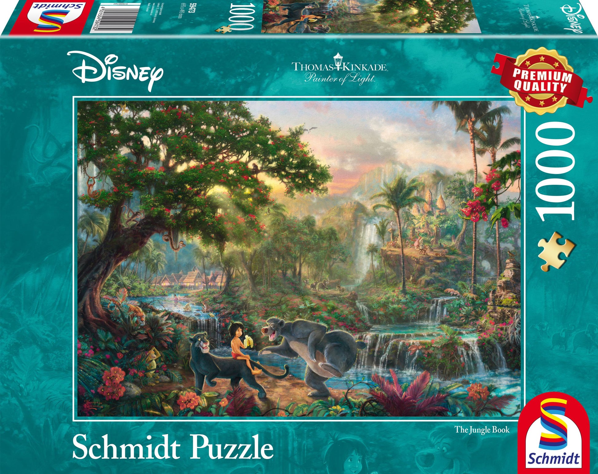 A Dzsungel könyve Schmidt Spiele 1000 darabos kirakó puzzle (SCH - 59473) - puzzlegarden