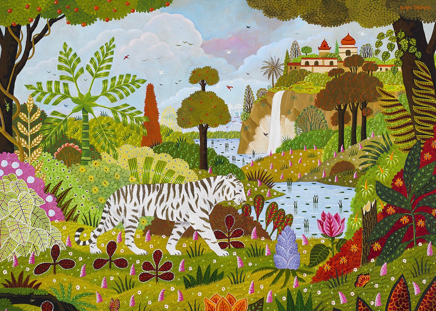 A Fehér tigris Pieces & Peace 1500 darabos kirakó puzzle (PaP - 0044) - puzzlegarden