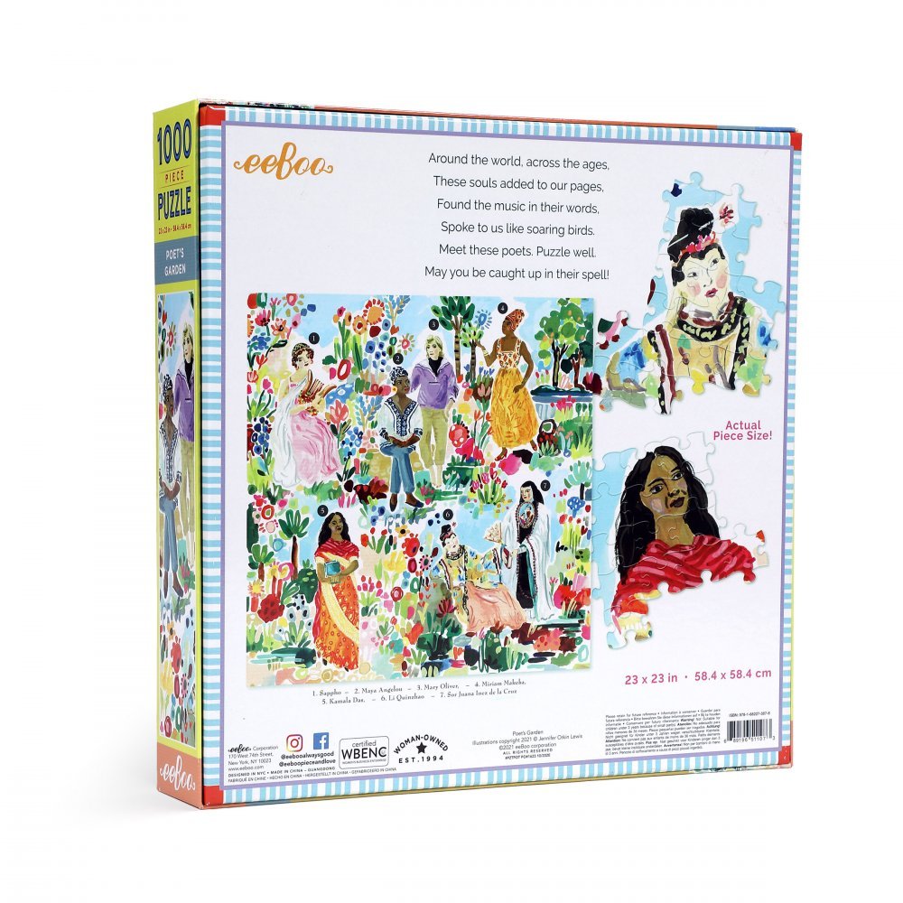A Költő Kertje Eeboo 1000 darabos kirakó puzzle (EB - PZTPOT) - puzzlegarden