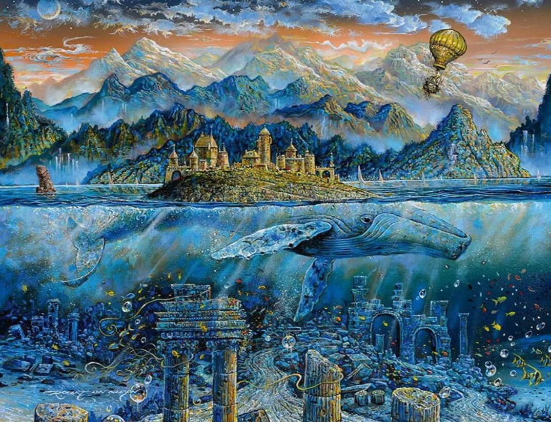 A bölcs bálna Ravensburger 2000 darabos kirakó puzzle (RA - 16464) - puzzlegarden