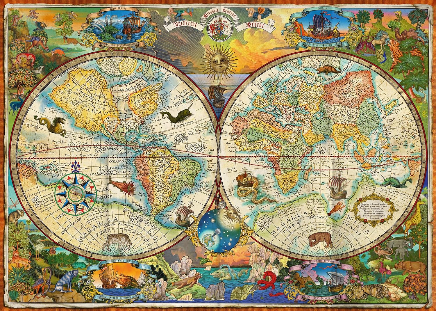 A világ teremtményei Schmidt Spiele 2000 darabos kirakó puzzle (SCH - 59741) - puzzlegarden