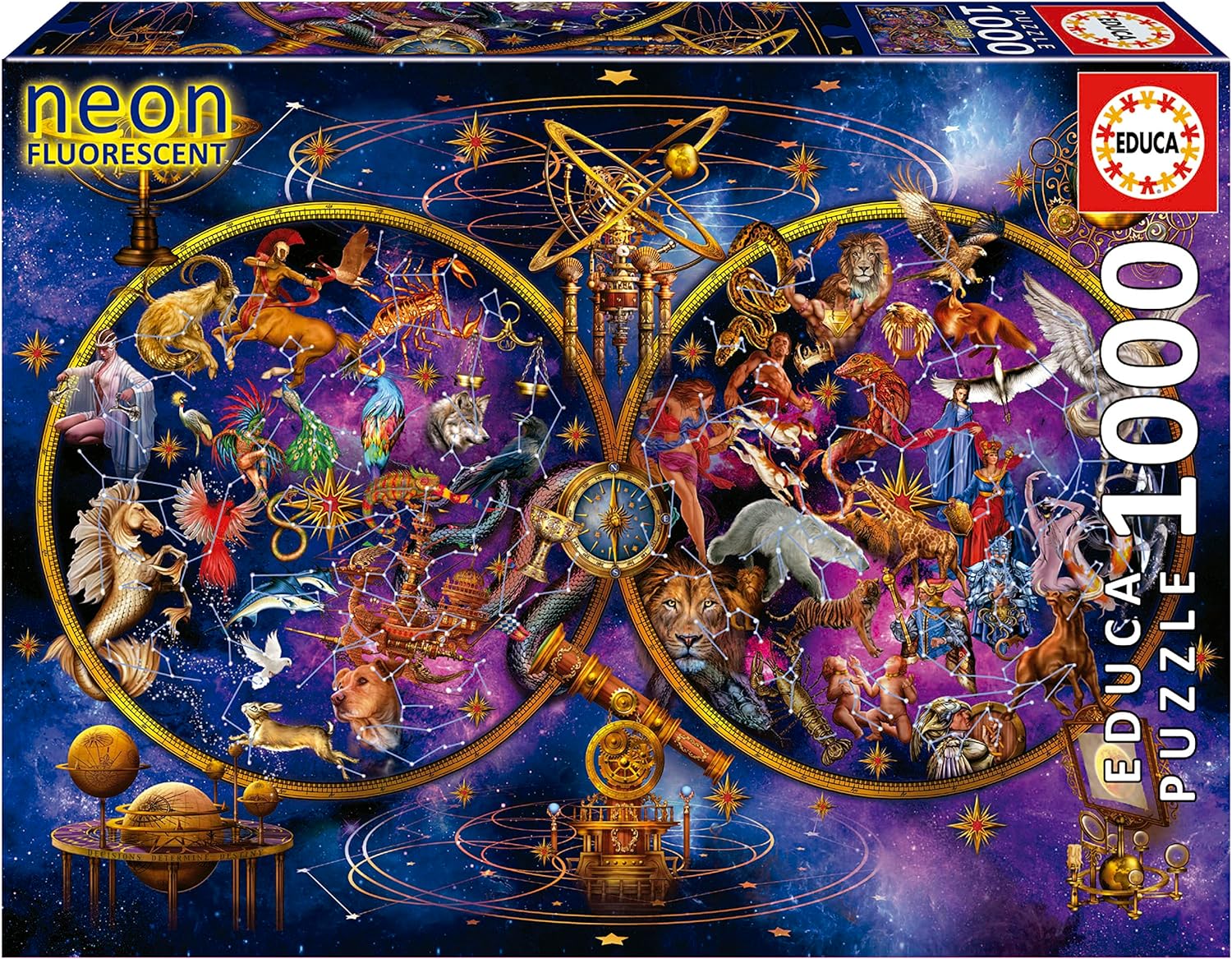 Csillagképek Educa 1000 darabos kirakó puzzle (ED - 19561) - puzzlegarden