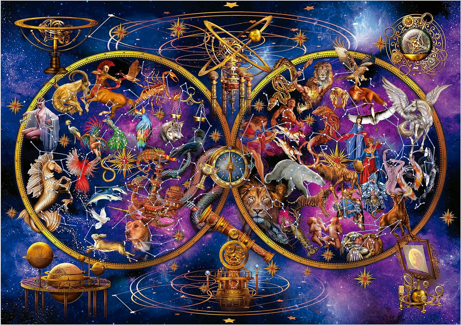 Csillagképek Educa 1000 darabos kirakó puzzle (ED - 19561) - puzzlegarden