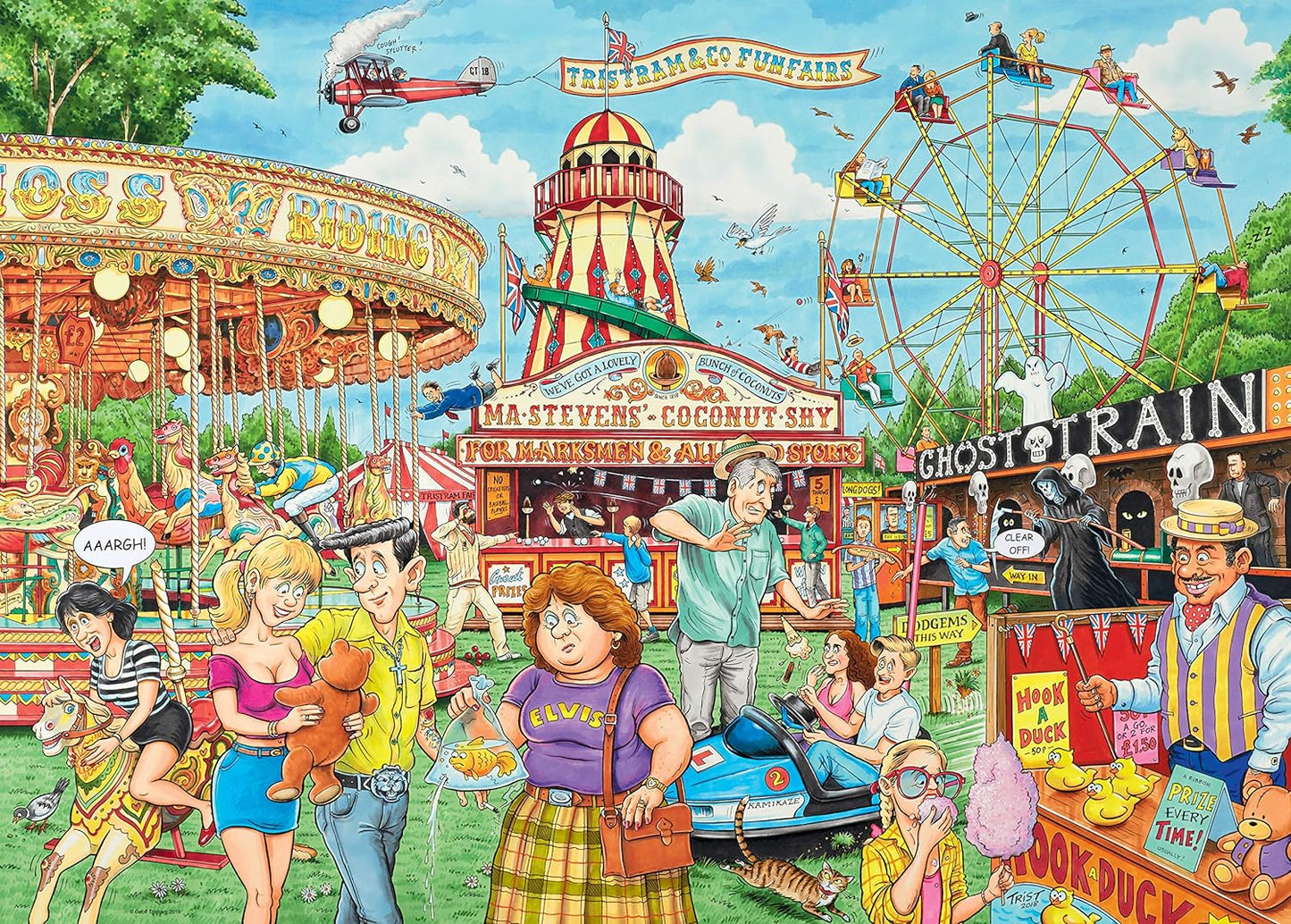 A vidámparkban Ravensburger 1000 darabos kirakó puzzle (RA - 13990) - puzzlegarden