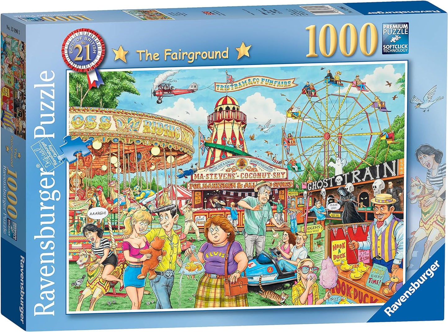 A vidámparkban Ravensburger 1000 darabos kirakó puzzle (RA - 13990) - puzzlegarden
