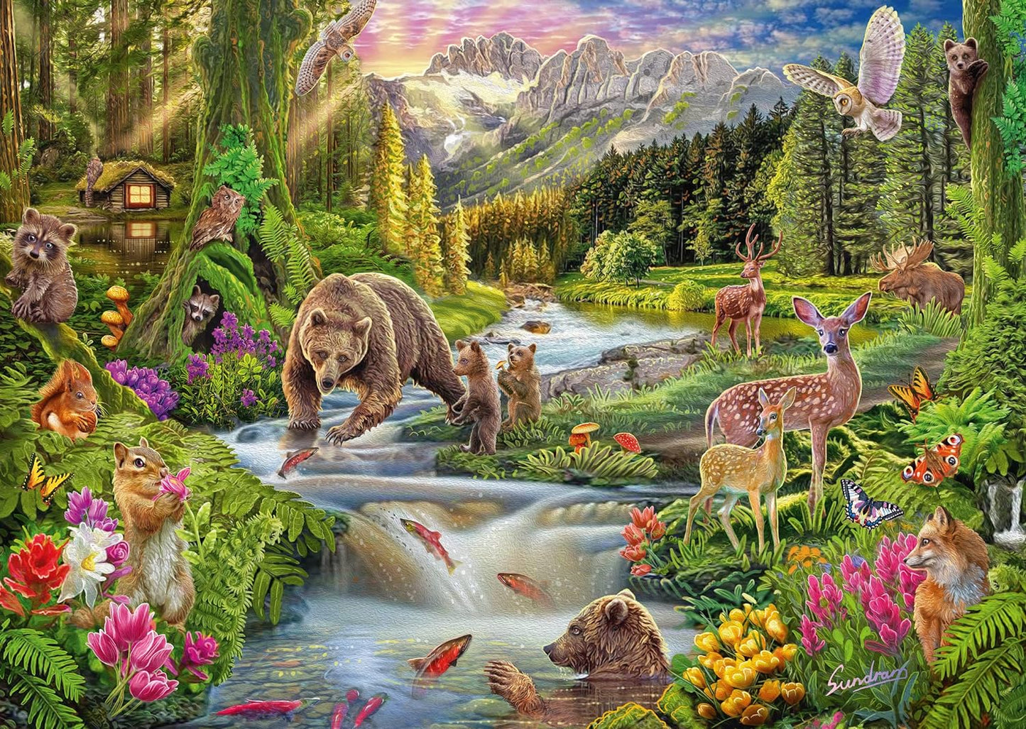 A Vadon Szélén Schmidt Spiele 1000 darabos kirakó puzzle (SCH - 59964) - puzzlegarden
