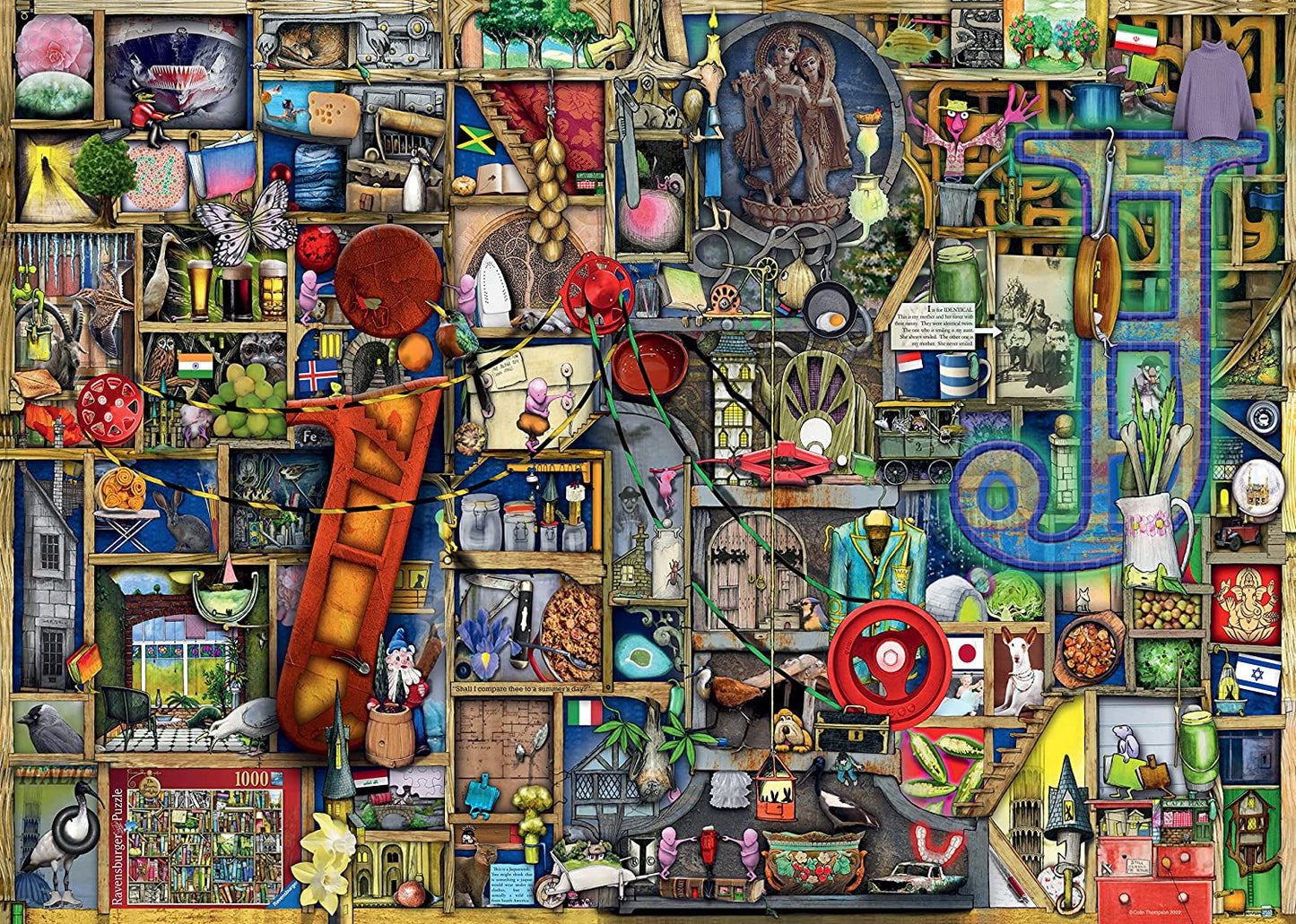 Awesome Alphabet I & J Ravensburger 1000 darabos kirakó puzzle (RA - 16976) - puzzlegarden