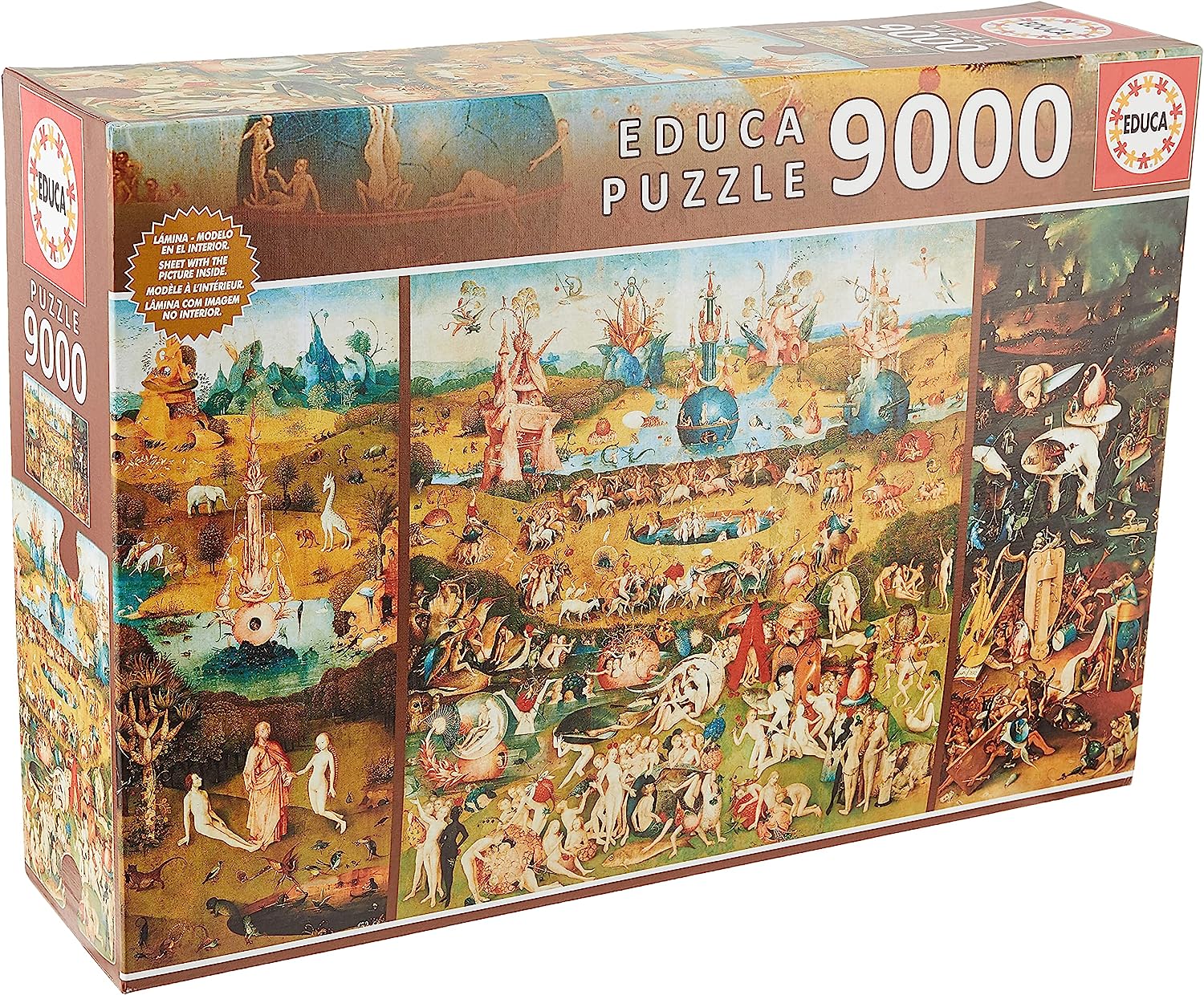 Bosch - A Gyönyörök Kertje Educa 9000 darabos kirakó puzzle (ED - 14831) - puzzlegarden